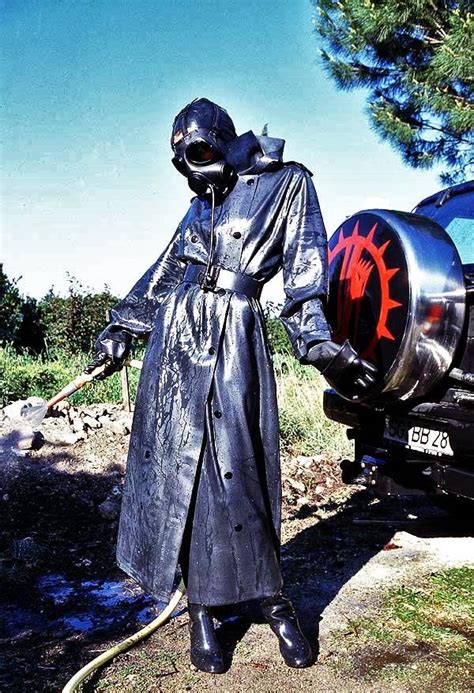 Waders Pee Latex Darth Vader Rubber Retro Coat Fictional