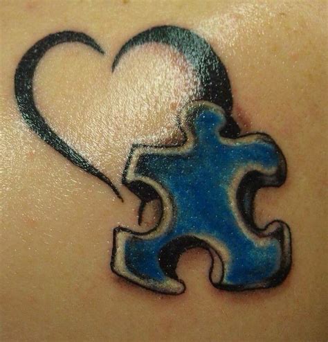 A broken heart tattoo is for those who have lost all the hopes in a relationship. Pin by Lourdes Castillo on Autism Tattoos & Awareness ...