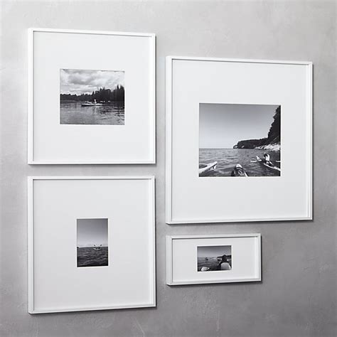 Gallery White Picture Frames Cb2