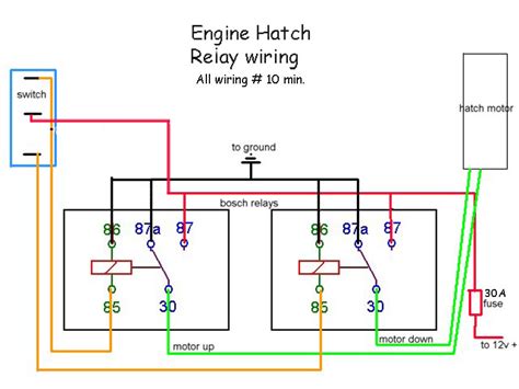 Bosch Relay Wiring Diagram Circuit Diagram