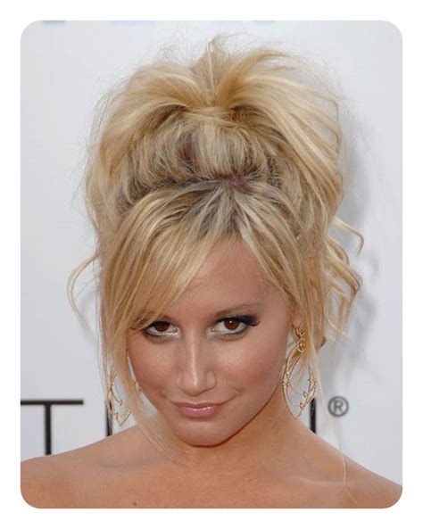 Curl your hair naturally and tie it into a high. 97 Amazing Ponytail With Bangs Hairstyles