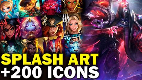 Cosmic Splash 200 New Icons League Of Legends Youtube