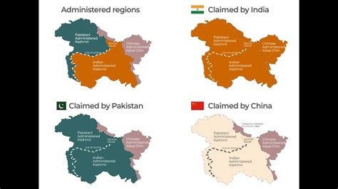Mapping India And Chinas Disputed Borders Youtube