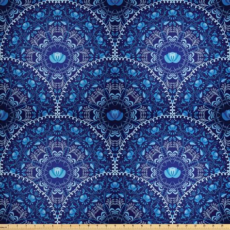 Blue Patterned Fabric Patterns Gallery