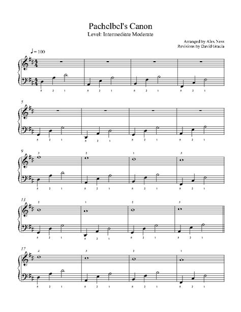 When you perform this piano version of the canon in d, be especially mindful of the melody as it works its way through the piece, as it shows up in first one hand and maybe someday, you, too, will play it at a wedding or for a formal procession! Canon In D Piano Sheet Music Free Printable | Free Printable