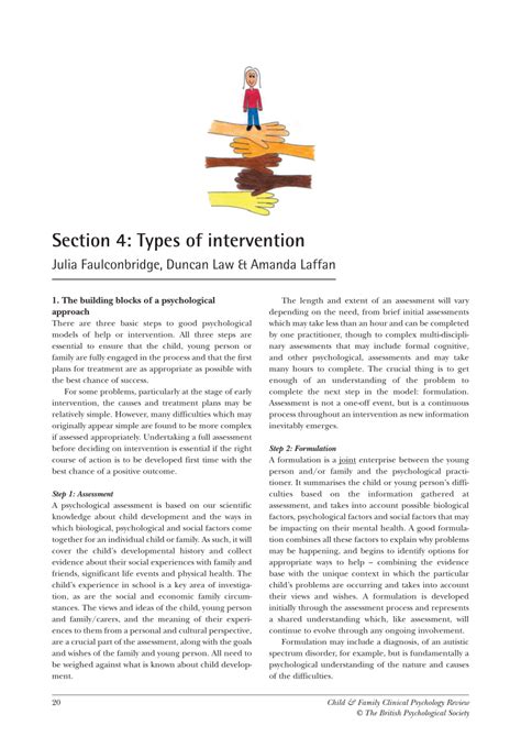 Part b covers outpatient mental health services, including services that are usually provided outside a hospital, in these types of settings (PDF) Types of intervention (in children and young peoples ...