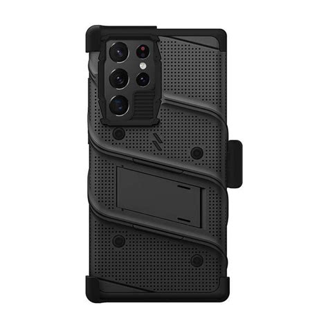 Zizo Bolt Bundle Samsung Galaxy S22 Ultra Case Black And Black Cases