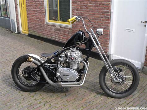 On the road, i try to select balanced dishes. Lean and Mean | XS650 Chopper