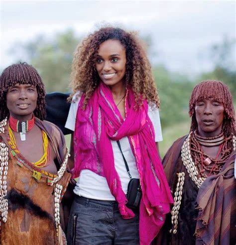 Ethiopian Born Model And Social Activist Gelilabekele In Ethiopia