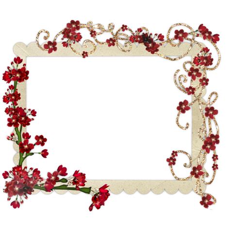 Download Free Transparent Png Of Floral Frames