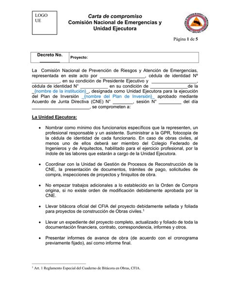 Modelo Carta De Compromiso De Contratacion Modelo De Informe My Xxx