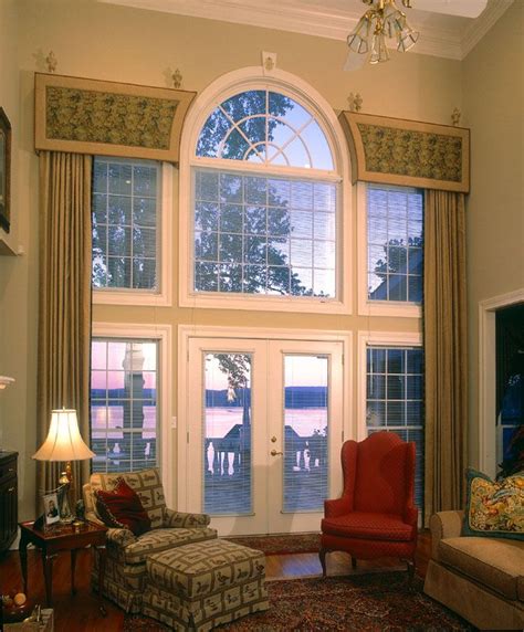 Window Treatments For Great Room Windows Two Story Drapery Ideas