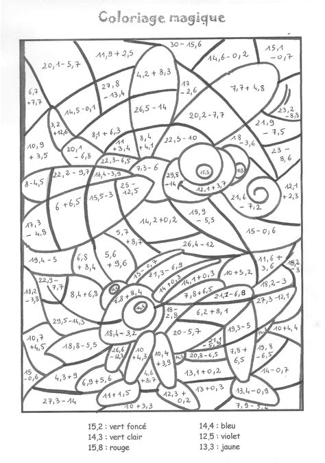 11 attrayant Coloriage Magique Table De Multiplication Images