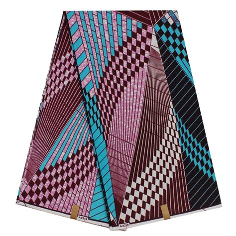 New African Wax Print Fabricankara Cotton Fabrics Batik Hollandais Wax