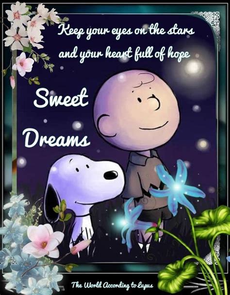 When they wrote sweet dreams, annie lennox and dave stewart's whirlwind romance… read more. Snoopy Sweet Dreams Goodnight Quote Pictures, Photos, and ...