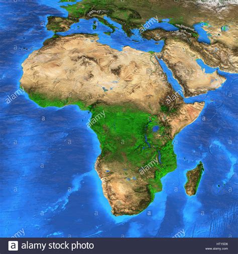 United states landforms and activities. Detailed satellite view of the Earth and its landforms. Africa map Stock Photo, Royalty Free ...