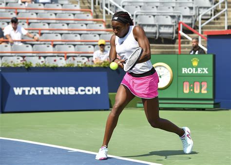 national bank open 2021 coco gauff advances full wednesday scores and results bleacher