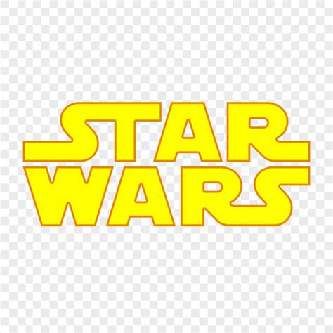 HD Beautiful Yellow Star Wars Logo PNG Citypng