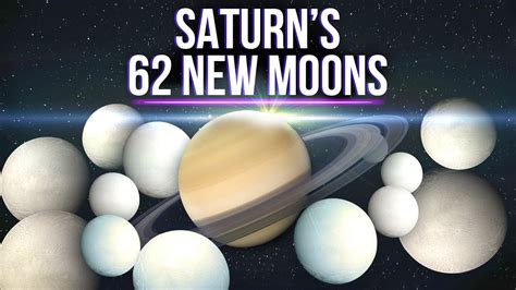 62 New Moons Discovered Orbiting Saturn For A Record Of 145 YouTube