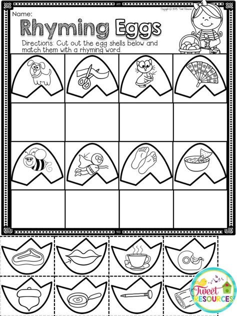 Easter Math And Literacy No Prep Printables Pack 37 Pages Of Easter