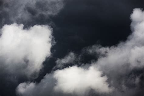 White Clouds On Dark Sky Free Stock Photo Public Domain Pictures