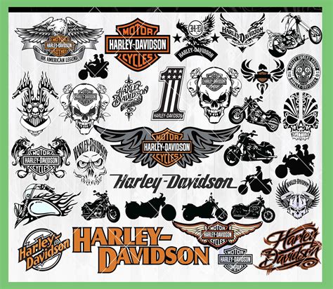 Bundle Harley Davidson Svg Harley Davidson Svgpngdxfharley Etsy