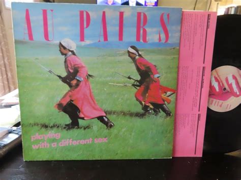 Au Pairs Playing With A Different Sex Lp Rare Insertoriginal Owner Near Mint