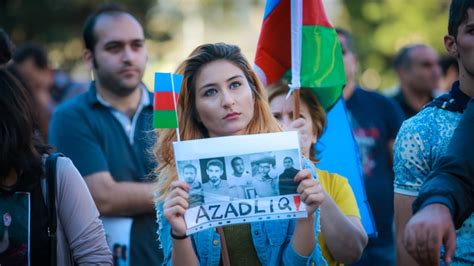 Hundreds Of Azerbaijani Opposition Supporters Rally In Baku