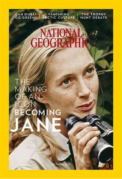 Geographic National Magazine Jane October Covers Goodall