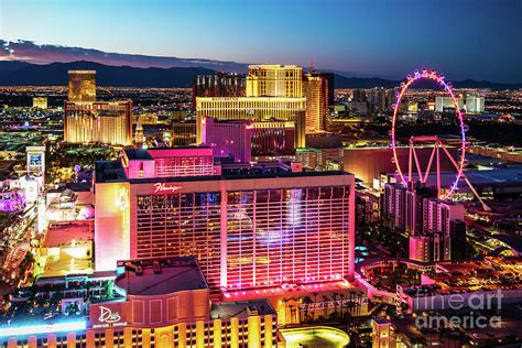 Las Vegas Skyline At Night Photo Photograph By Paul Velgos Fine Art