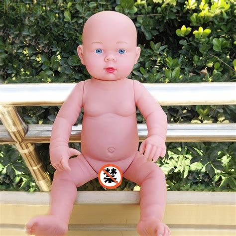 Aliexpress Buy Inches Naked Baby Reborn Dolls Full Vinyl Doll