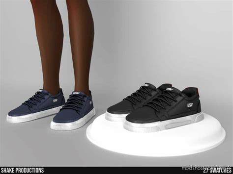 Sneakers Male S062305 Sims 4 Shoes Mod Modshost