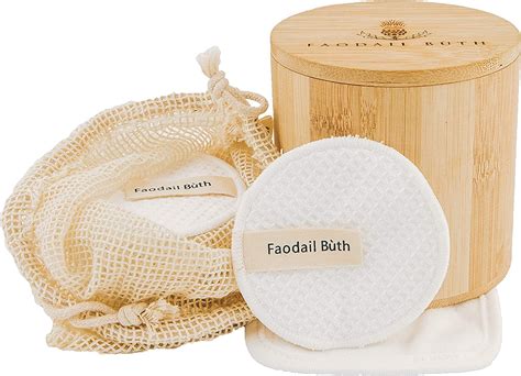 Reusable Bamboo Cotton Pads 16 Pack Eco Makeup Remover Pads Bamboo Cotton Pads With Bamboo