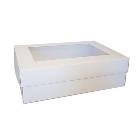 T Packaging Cardboard Hamper Trays And Boxes White Hamper Box