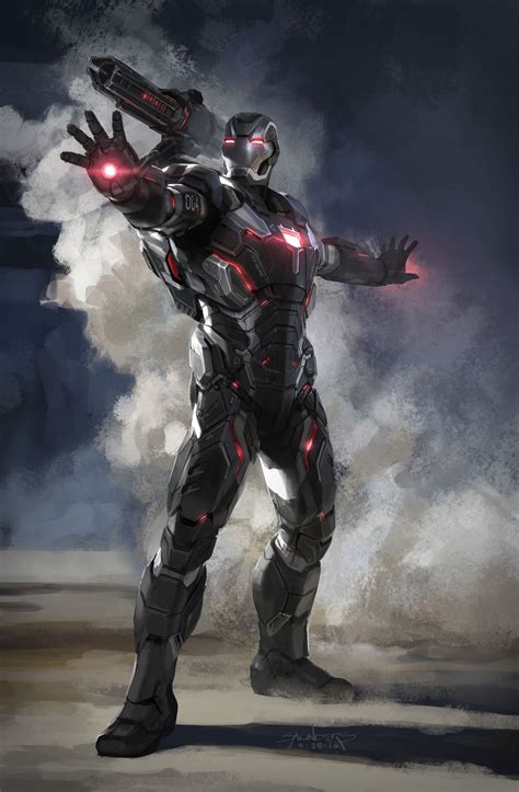 Artstation Avengers Infinity War War Machine Mk Iv Concept Sketch