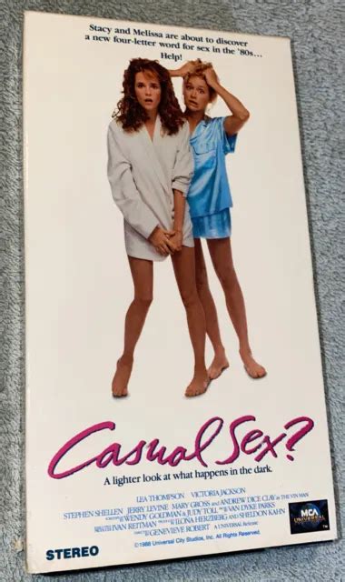 Casual Sex Vhs Tape Vcr 1988 Mca Lea Thompson~andrew Dice Clay