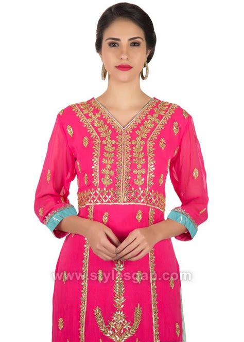 Indian And Pakistani Neckline Gala Designs 2023 24 Stitching Styles