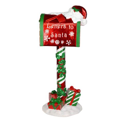 Vickerman 36 Red Mailbox That Says Letters To Santa