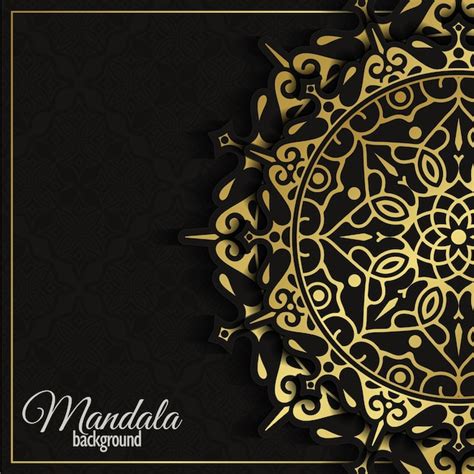 Fundo De Mandala Ornamental De Luxo Com Estilo Premium árabe Islâmico