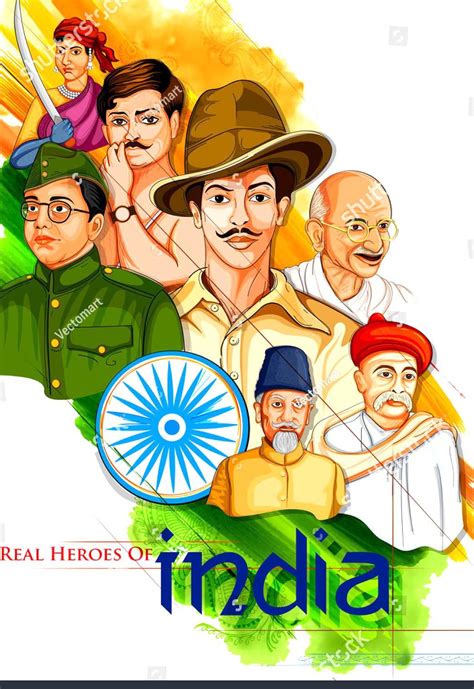 Sketch Of Freedom Fighters Of India