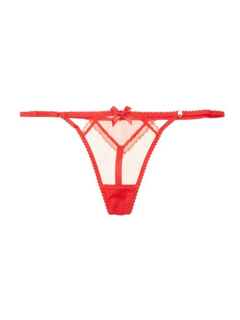 L Agent Mariona Trixie Thong In Red ModeSens
