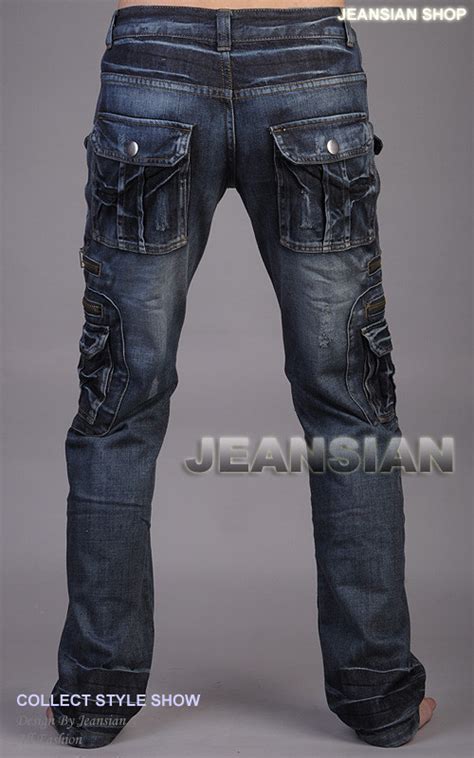 New Jeansian Brand Mens Designer Jeans Pants Trousers Denim Blue W30 32