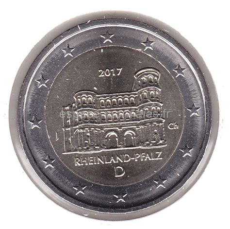 2 Euro Commémorative Allemagne 2017 La Porta Nigra Rhénanie