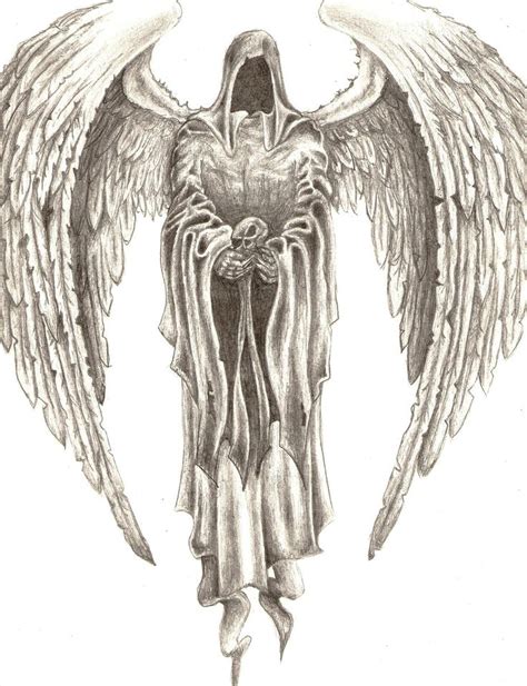 40 Best Angel Of Death Tattoos And Designs With Meaning
