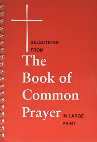Download Selections From The Book Of Common Prayer In Large Print By