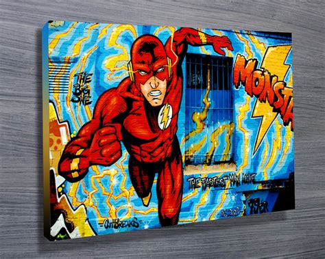 Comic Book Graffiti Canvas Prints Australia