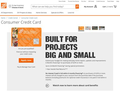 The home depot credit card offers perks for home depot shoppers. Home Depot Credit Card Review - CreditLoan.com®