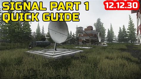 Signal Part 1 Quest Guide 121230 Escape From Tarkov Youtube