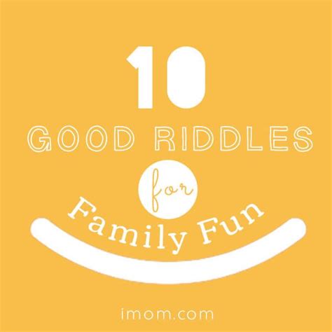 Maybe you would like to learn more about one of these? Family Games - iMom | Funny jokes and riddles, Best riddle, Family fun