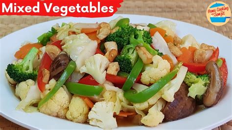 Stir Fry Mixed Vegetables With Oyster Sauce Recipe Youtube